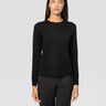 MAX MARA MM-Maglia in Lana Extrafine Girocollo Nero-TRYME Shop