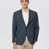 LATORRE-Giacca in Tessuto Armaturato Blu-TRYME Shop