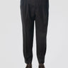 BRIGLIA 1949-Pantaloni in Lana Vergine con Pinces Nero-TRYME Shop