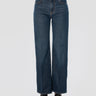 PINKO-Jeans Wide Leg con Gamba Ampia Blu Scuro-TRYME Shop