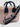 Borsa in Canvas a Righe Bianco/Rosa
