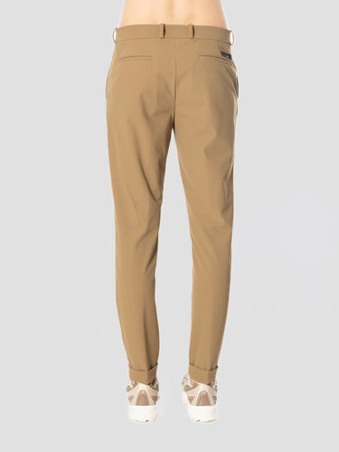 Pantaloni Chino in Tessuto Tecnico Surflex Toupe