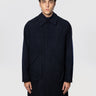 PALTò-Cappotto Antipioggia Imbottito Blu-TRYME Shop