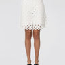 MAX MARA MM-Bermuda in Macramè con Effetto See-Through Bianco-TRYME Shop