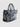 Borsa in Denim e Pizzo Sangallo con Volant Blu