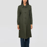 SCHNEIDERS-Cappotto in Panno Loden Lena Verde-TRYME Shop