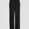 P.A.R.O.S.H.-Pantaloni in Cady con Gamba Larga Nero-TRYME Shop