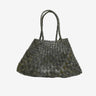 DRAGON DIFFUSION-Borsa a Mano in Pelle Intrecciata Santa Croce Big Kaki-TRYME Shop