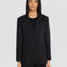 P.A.R.O.S.H.-Giacca Doppiopetto in Cady Nero-TRYME Shop