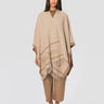 MAX MARA-Poncho in Lana con Frange Hilde Cacha'-TRYME Shop