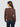 Maglione Girocollo Strassata con Strass Marrone