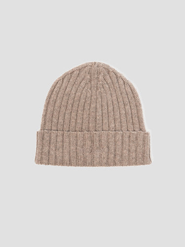 Cappello in Lana Merino Beige