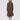 ERMANNO FIRENZE-Abito con Balze in Mussola di Cotone Marrone-TRYME Shop