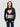 Maglione Oversize con Cuore e Scritta St. Barth Nero