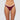 MC2 SAINT BARTH-Slip da Bagno con Profili a Contrasto Bordeaux/Bianco-TRYME Shop