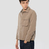 NORSE PROJECTS-Overshirt con Tasca sul Petto Beige-TRYME Shop