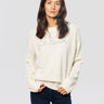 MC2 SAINT BARTH-Maglione Oversize in Misto Cashmere con Ricamo St. Barth Bianco-TRYME Shop