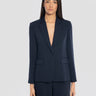 P.A.R.O.S.H.-Giacca Monopetto in Cady Blu-TRYME Shop