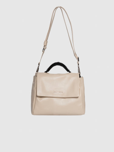 Small Sveva Handbag with Butter-Colored Leather Handle