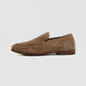 DUCANERO-Mocassino in Pelle Scamosciata Tortora-TRYME Shop