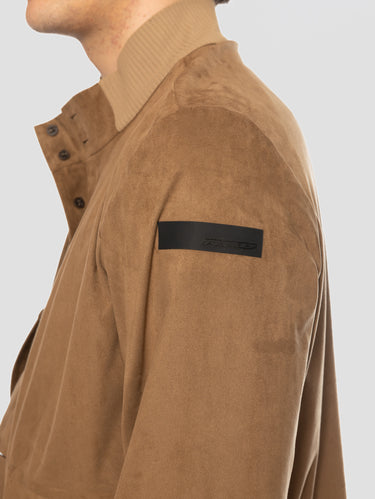 Nabucco Bomber Jacket Suede Effect Tobacco