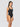 Costume Intero in Crinkle Nero