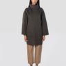 P.A.R.O.S.H.-Cappotto Oversize in Lana Marrone-TRYME Shop
