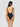 Costume Intero in Crinkle Nero