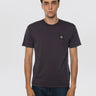 STONE ISLAND-T-shirt con Patch Logo Compass sul Petto Blu-TRYME Shop