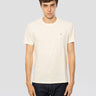 RALPH LAUREN-T-shirt Girocollo Custom Slim Fit Crema-TRYME Shop