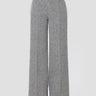 ERMANNO FIRENZE-Pantaloni in Tweed con Inserto in Pizzo Grigio-TRYME Shop