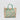 MC2 SAINT BARTH-Borsa Vanity in Cotone con Ricami Verde Acqua-TRYME Shop