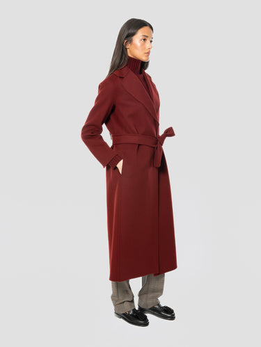 Langer Bademantel Poldo Bordeaux