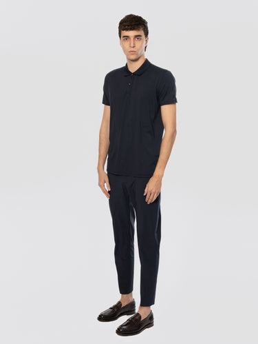 Jo Terzilight Chino Pants with Drawstring Blue
