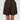MAX MARA MM-Bermuda in Lino con Pinces Marrone-TRYME Shop