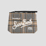 MC2 SAINT BARTH-Pochette Aline in Lana Tartan Grigio-TRYME Shop
