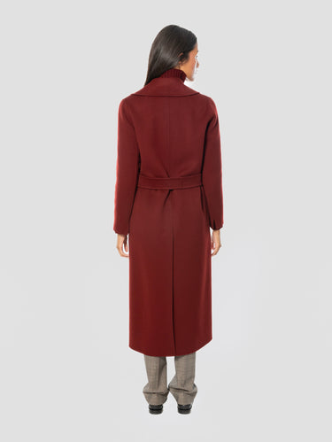 Langer Bademantel Poldo Bordeaux