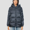 MAX MARA-Piumino Corto con Losanghe Ampie Blu-TRYME Shop