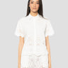 MC2 SAINT BARTH-Camicia con Ricamo Sangallo Bianco-TRYME Shop