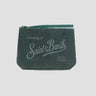 MC2 SAINT BARTH-Pochette Aline in Feltro Verde-TRYME Shop