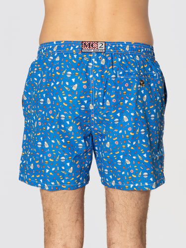 Costume Media Lunghezza BBQ King Blau