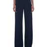 NORMA KAMALI-Pantaloni in Jersey Elasticizzato Vita Alta Nero-TRYME Shop