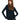 NORMA KAMALI-Top Maniche Lunghe con Pieghe Nero-TRYME Shop