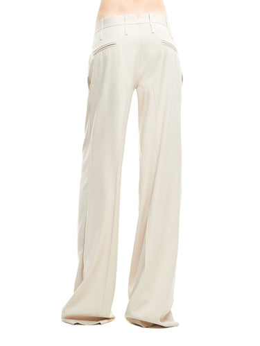 Wide Dandy Pants in Moon White