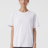 CLOSED-T-shirt con Ricamo Logo Bianco-TRYME Shop