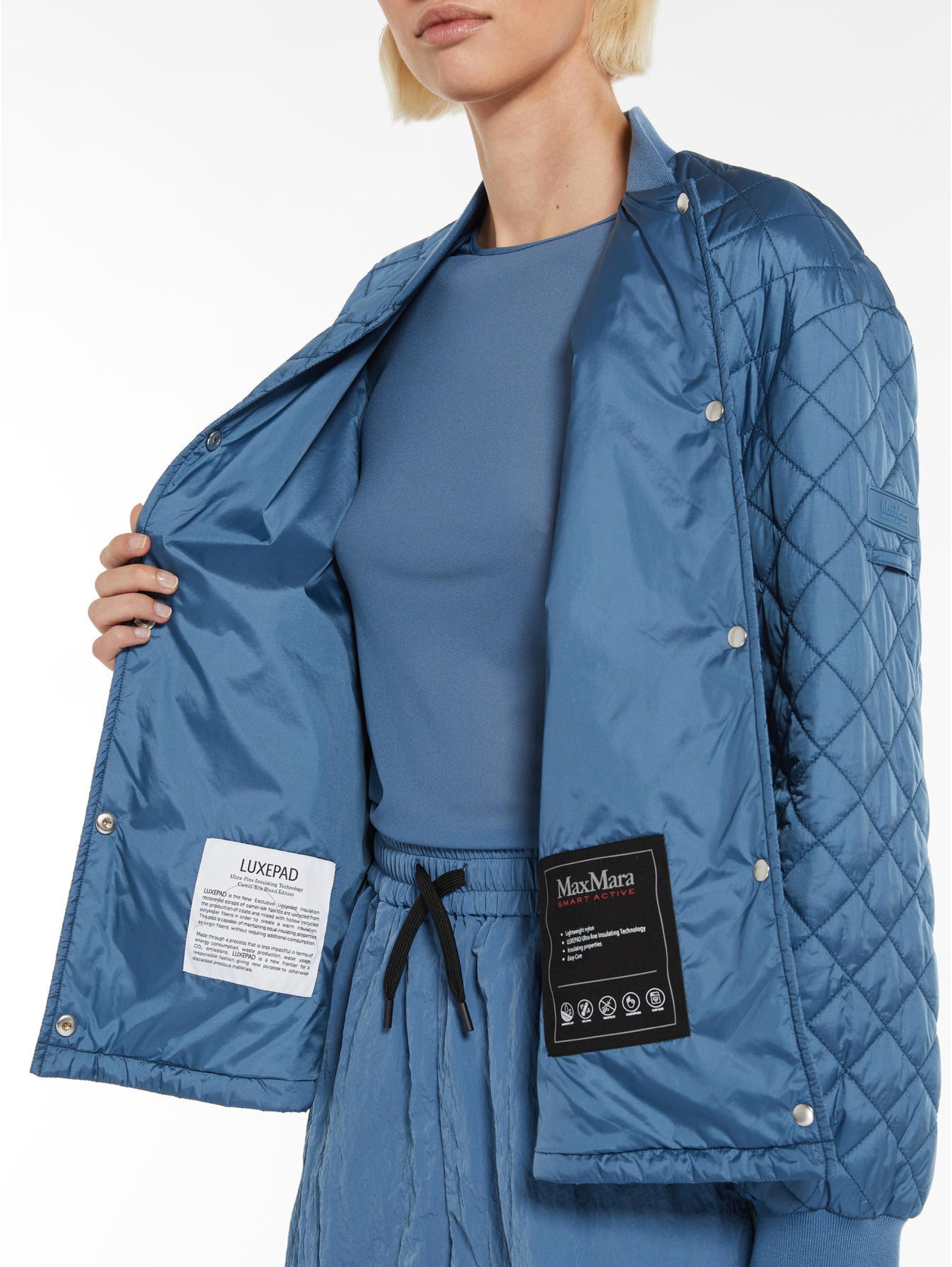Padded jacket in Avio technical fabric