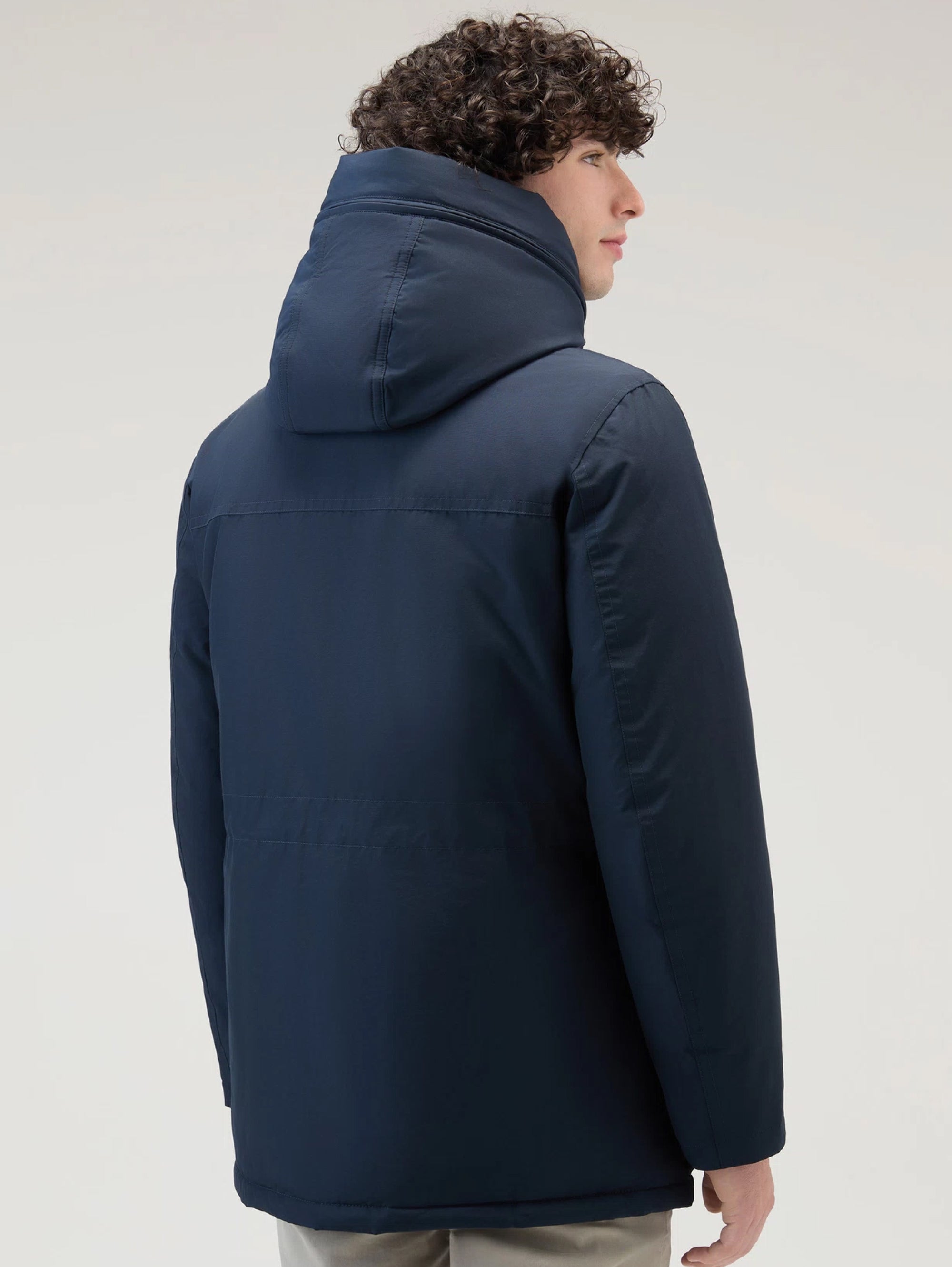 Parka Arctic in Ramar Cloth Rivisitato Blu