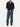Cardigan in Misto Cotone e Cashmere Blu