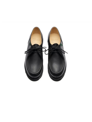 Michael Marche Smooth Derby Shoes in Brown