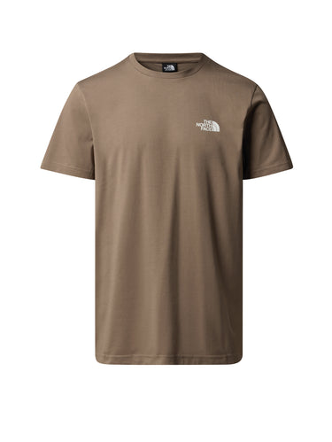 T-Shirt Regular Fit mit Logo Braun